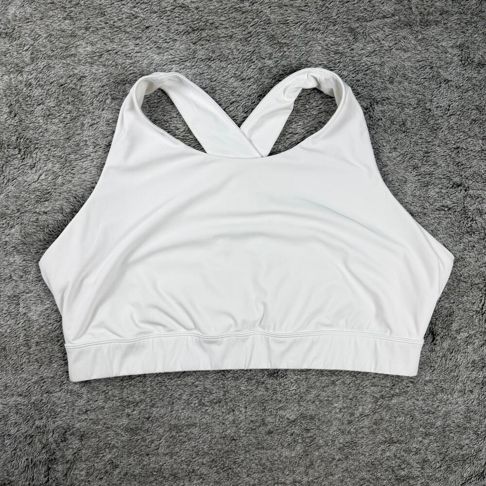 Fabletics Criss Cross Sports Bra Women's 3X White